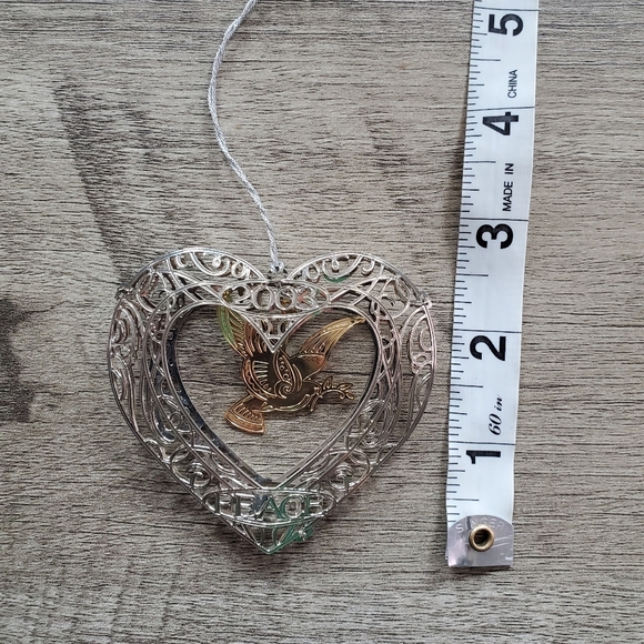 Readers Digest dove & heart Christmas‎ ornament 2003 vtg - Picture 4 of 5